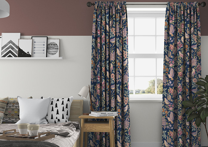 Heritage, Midnight - Made to Measure Curtains - Image 3